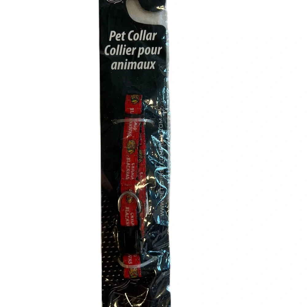 🐾🐾 HOST PICK🐾🐾 NWT Chicago NHL Blackhawks Dog Collar size S